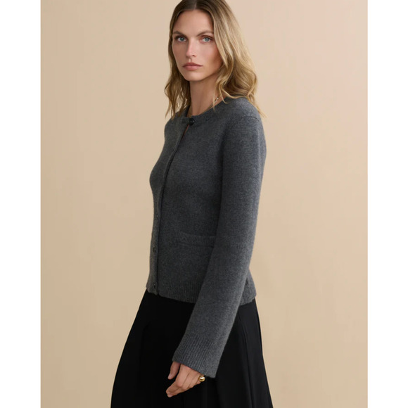 Jenni Kayne Cooper Cardigan Dark Grey M - Picture 4 of 9